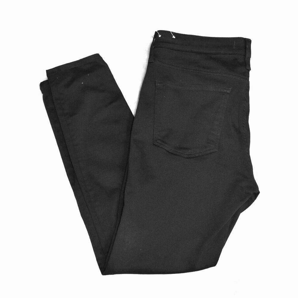 Madewell Womens Black Stretch 8 Inch Skinny Mid Rise Ankle Jeans Size 32